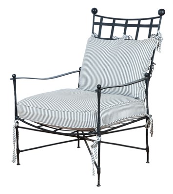 Lot 195 - Suite of Iron Hevingham Outdoor Furniture...