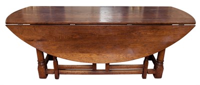 Lot 193 - Provincial Style Oak Drop-Leaf Dining Table...