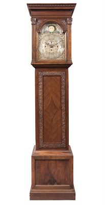 Lot 286 - Tiffany & Co. Walnut Chiming Tall Case Clock...