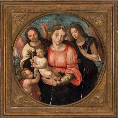 Lot 8 - Italian Renaissance Manner Virgin and Child...