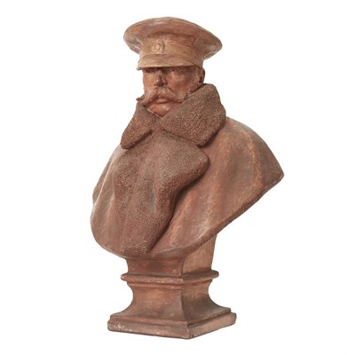 Lot 124 - Terracotta Bust of Russian Emperor Alexander...