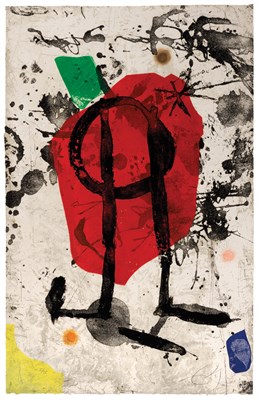 Lot 147 - Joan Miró ELS GOSSOS IX (D. 1105) Color...
