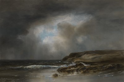 Lot 27 - Joseph Jefferson American, 19th Century Storm...