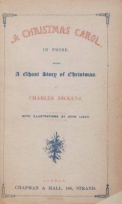 Lot 183 - DICKENS, CHARLES Set of The Christmas Books....