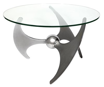Lot 215 - L. Campanini Brushed and Chromed Metal and...