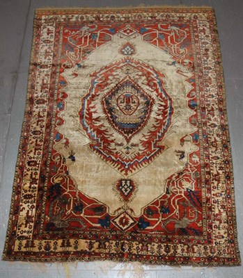 Lot 658 - Silk Heriz Rug Northwest Persia, last quarter...