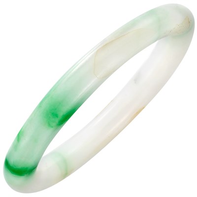 Lot 186 - Jade Bangle Bracelet