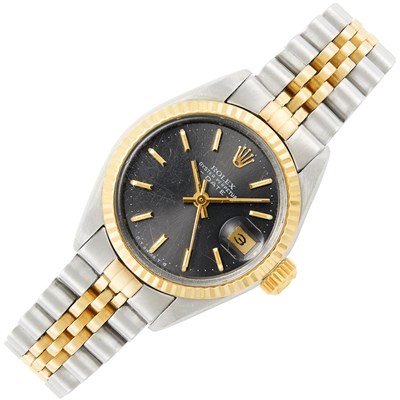 Lot 27 - Lady's Stainless Steel and Gold Wristwatch, Rolex, Ref. 6917