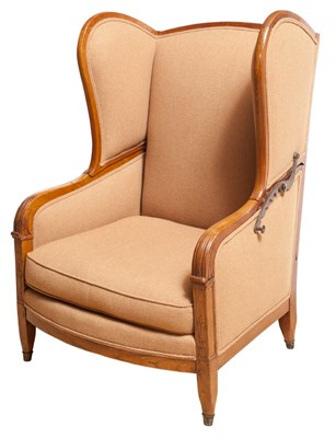 Lot 544 - Louis Philippe Style Upholstered Fruitwood...
