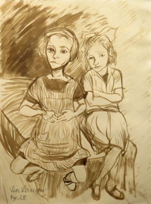 Lot 34 - Lea Langer-Grundig German, 1907-1977 Two Girls...