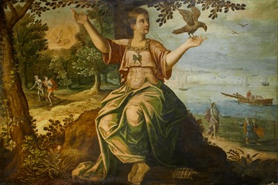 Lot 7 - After Maerten de Vos An Allegory of the Sense...