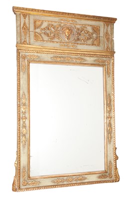 Lot 361 - Neoclassical Style Painted and Giltwood Mirror...