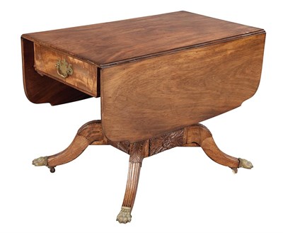 Lot 347 - Classical Mahogany Pembroke Table Second...