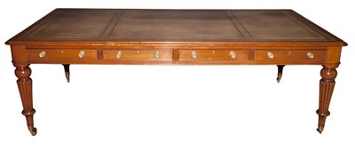 Lot 448 - William IV Leather Inset Mahogany Library...
