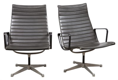 Lot 127 - Pair of Charles and Ray Eames Aluminum Group...