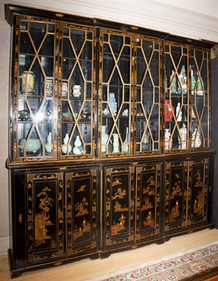 Lot 583 - Georgian Style Chinoiserie Decorated Japanned...