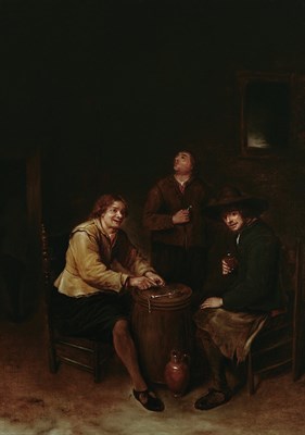 Lot 21 - Phillips Koninck Dutch, 1619-1688 A Tavern...