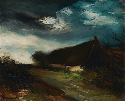 Lot 33 - Maurice de Vlaminck French, 1876-1958 Paysage...