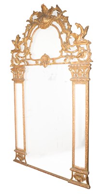 Lot 628 - Continental Giltwood Pier Mirror 18th Century...
