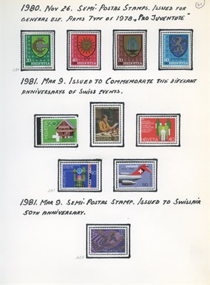Lot 1006 - France and Switzerland Stamp Collection...