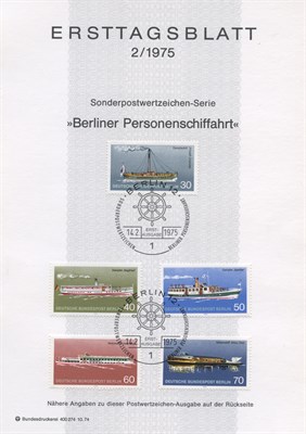 Lot 1008 - Germany Ersttagsblatt Collection Virtuoso...