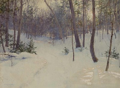 Lot 23 - Walter Launt Palmer American, 1854-1932 Forest...
