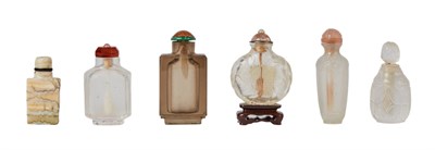 Lot 249 - Group of Six Chinese Snuff Bottles 19th...