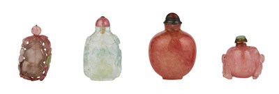 Lot 270 - Group of Four Chinese Snuff Bottles 19th/20th...