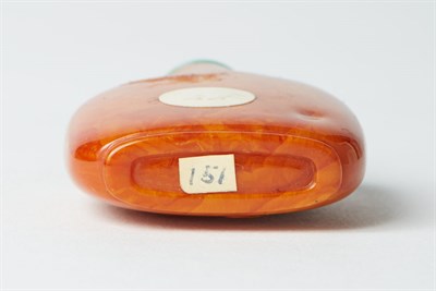 Lot 271 - Two Chinese Amber Snuff Bottles 19th/20th...