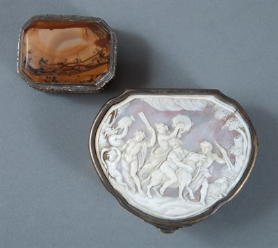 Lot 186 - Continental Silver-Gilt Snuff Box Probably...