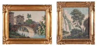 Lot 155 - Italian School 18th/19th Century Figures on a...
