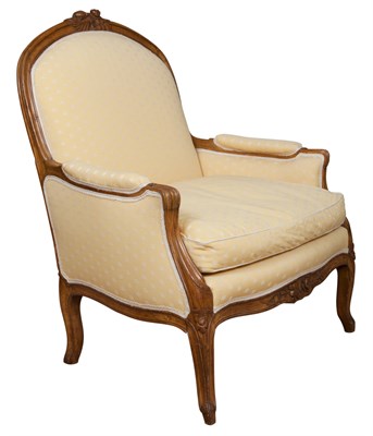 Lot 164 - Louis XV Style Beechwood Bergère à la Reine