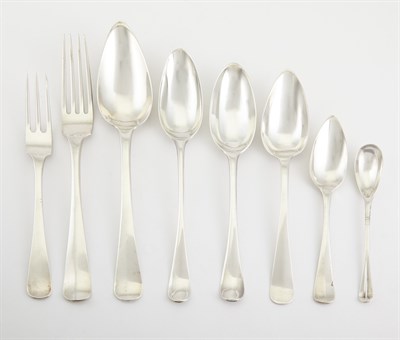 Lot 391 - Group of Continental Silver Flatware Articles...