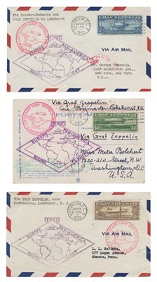 Lot 1035 - United States 1930 Zepplin Issue on Cover...