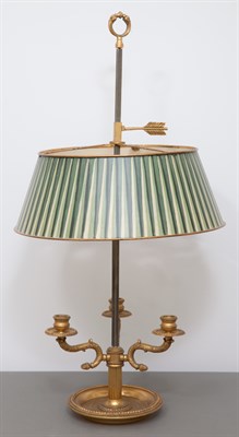 Lot 167 - Louis XVI Style Gilt-Metal Bouillotte Lamp...