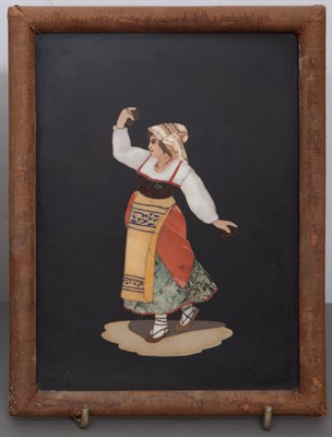 Lot 172 - Pair of Framed Italian Pietre Dure Pictures...