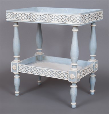 Lot 121 - Diorama of an English House In a marbleized...