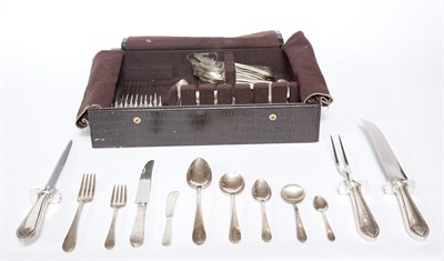 Lot 229 - Lunt Sterling Silver Treasure Pattern Flatware...