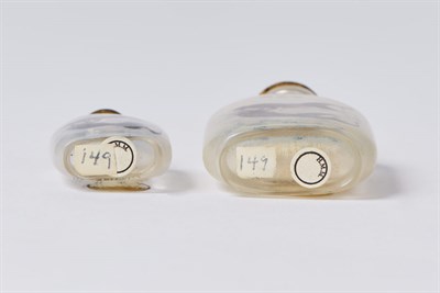Lot 295 - Two Chinese Inside Painted Glass Snuff Bottles...