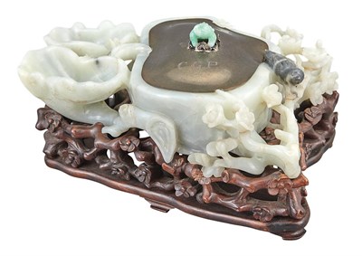 Lot 200 - Chinese Jade Brushwasher 19th Century The well...