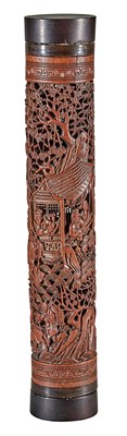 Lot 172 - Chinese Bamboo Parfumier Qing Dynasty, 19th...