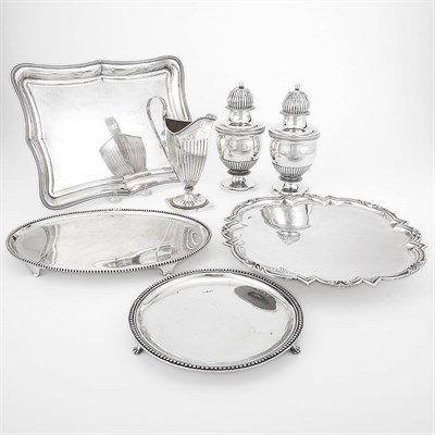 Lot 385 - Group of Dutch Silver Table Articles 18th/19th...