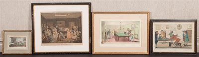 Lot 130 - E. F. Lambert BILLIARDS Hand-colored etching;...