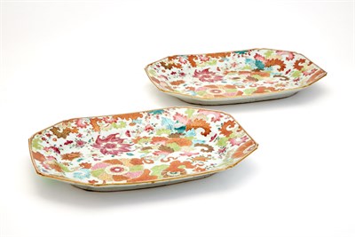 Lot 284 - Pair of Chinese Export Porcelain Pseudo...