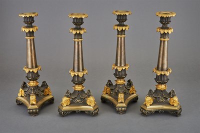 Lot 558 - Set of Four William IV Gilt and...