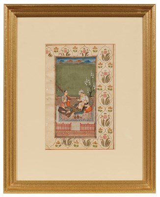 Lot 31 - Two Similar Indian Miniatures 19th Century...