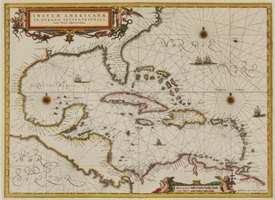 Lot 206 - JANSSON, JAN Insulae Americanae in Oceano...