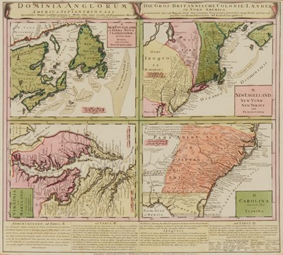 Lot 208 - HOMANN HEIRS Dominia Anglorum in America...