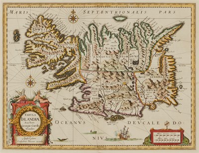 Lot 215 - BLAEU, WILLEM Tabula Islandiae, Auctore...