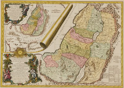 Lot 216 - [VAUGONDY, ROBERT DE] Carte de la terre des...